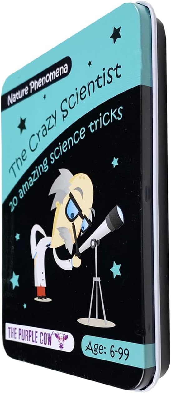 The Purple Cow, The Crazy Scientist- 'Nature Phenomena', Science Activity Card Set for Girls and Boys, Ages 6 and Older, Instructions Inside – Amazing STEM Learning