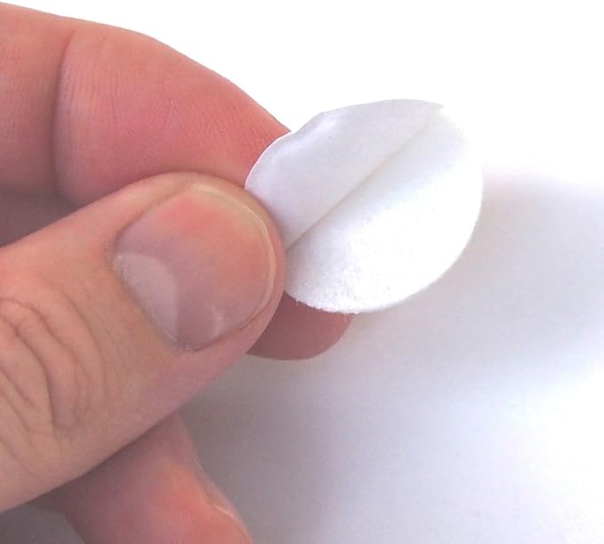 Playfully Ever After Light Blue Felt Circle Stickers (2 inch - 44pc)