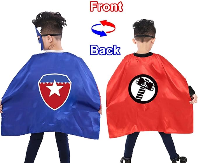 Sea cat Superhero kiddie Capes for boys and girls cosplay costumes for birthday parties