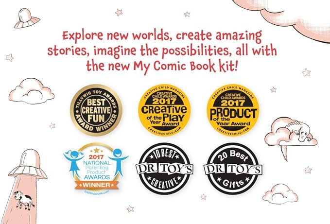 My Comic Book Making Kit, Multicolor, 6.75" x 10.25"