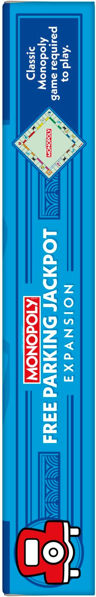 Monopoly Free Parking Jackpot Expansion | Add More Fun to Classic Monopoly Game and Play Faster | Ages 8+ | 2-6 Players | 40 Mins. | Family Board Games