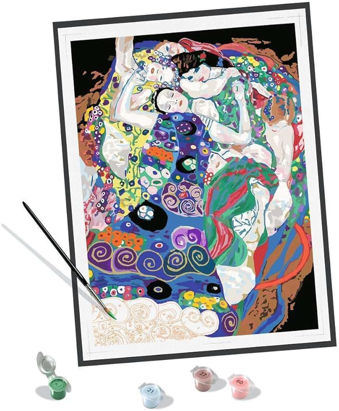 Ravensburger Klimt: Virgin Paint by Numbers Kit for Adults - 23649 - Painting Arts and Crafts for Ages 14 and Up