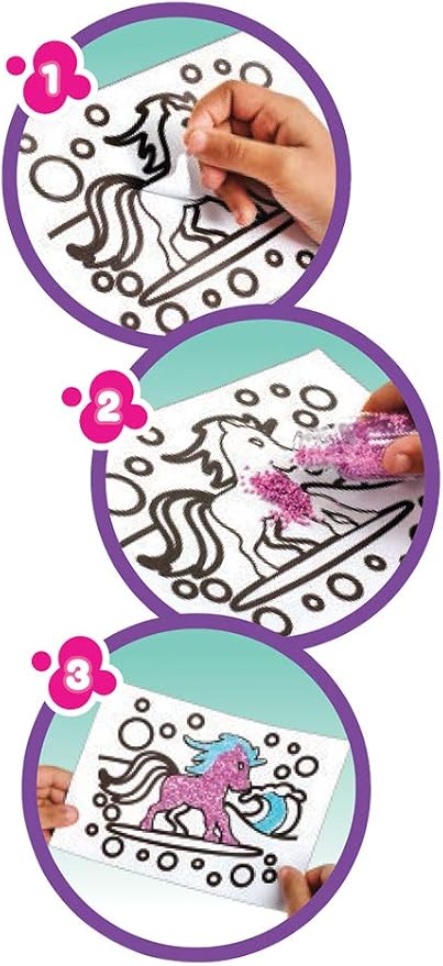 Crayola Unicorn Creatures Sprinkle Art, Craft for Girls & Boys, Gift, Age 5+