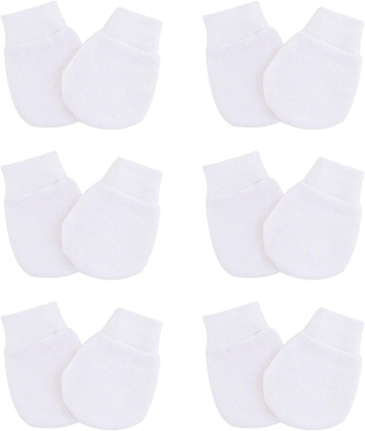 Baby Mittens No Scratch Mittens Infant Soft Gloves Mittens for 0-6 Months Boys Girls