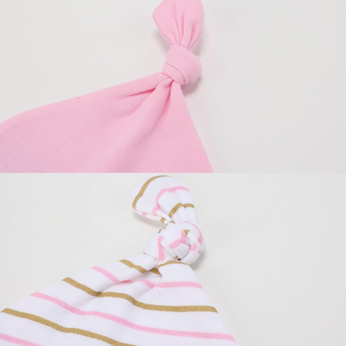 Baby Hat and Mittens Set Newborn Baby Hats Caps for Baby Boys Girls 0-6 Months 100% Cotton