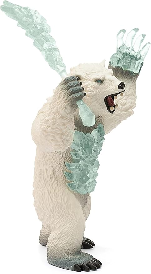 Schleich Eldrador, Eldrador Creatures, Action Figures for Boys and Girls 7-12 years old, Blizzard Bear with Weapon