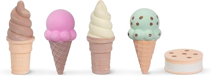Melissa & Doug Ice Cream & Cake Chalk Set - Arts And Crafts For Kids, Sidewalk Chalk For Kids Ages 3+