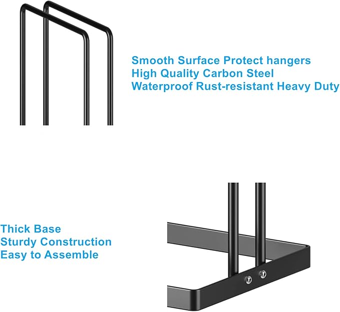 Hanger Stacker 2 Pack, Clothes Hanger Holder Organizer for Closet Laundry Room,Coat Hanger Organizer Stacker for Wire Hangers,Hanger Rack Stand Hanger Caddy for Adult Kids Velvet Pants Hangers Storage