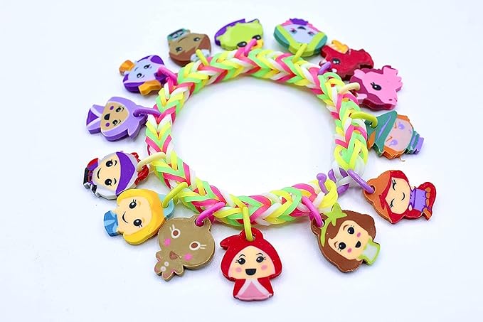 Rainbow Loom® Loomi-Pals Fairy Collectible, Features 30 Mystery Cute Fairy Themed Charms and 600 Colorful Rubber Bands All in a RESEALABLE Bag, Great Gifts for Boys and Girls 7+