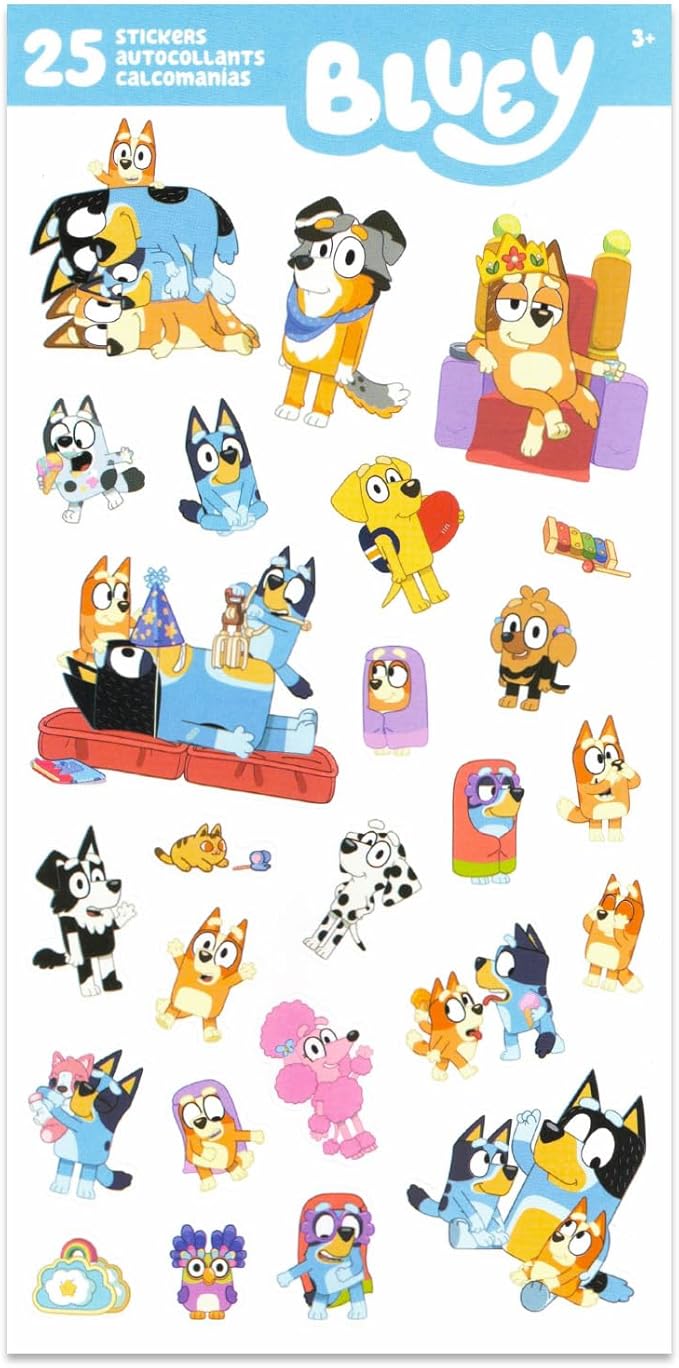 Bluey Imagine Ink Poster Set - Bundle with Bluey Imagine Ink Coloring Poster Plus Stickers, More | Bluey Coloring Activities for Boys, Girls, Kids