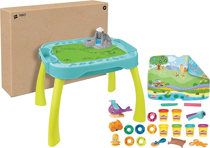 Play-Doh All-in-One Creativity Starter Station Activity Table, Preschool Toys for 3 Year Old Boys & Girls & Up, Starter Sets