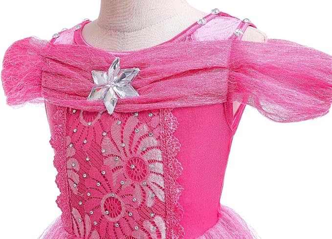Dressy Daisy Baby Girls' Princess Fancy Dress Up Costume with Accessories Halloween Outfit Butterfly Hot Pink Size 24 Months