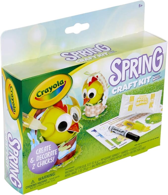 Crayola Model Magic Spring Craft Kit, Bunny, Multicolor