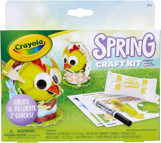Crayola Model Magic Spring Craft Kit, Bunny, Multicolor