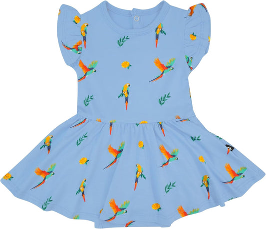 KYTE BABY Rayon Made from Bamboo Twirl Bodysuit Dress