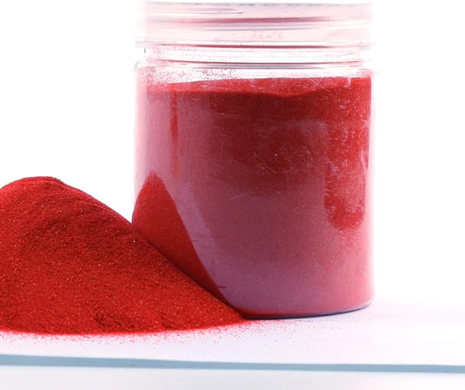 Shiny Stone Colorful Sand,Rainbow Sand,Art Sand,Colored Sand,Craft Sand,Decorative Wedding Vibrant Sand, 250g/0.55lbs/8.81oz for Kids Creativity Wedding Succulent Terrarium Vase (Scarlet)