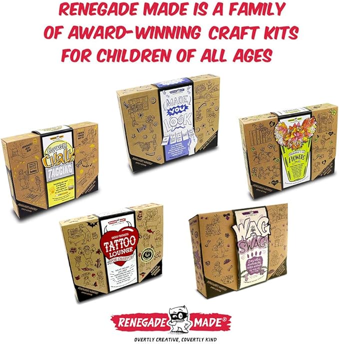 | Tattoo Lounge KIT | Promote Kindness and Raise Money for Your Favorite Cause by Applying Fun, Non-Toxic Temporary Tattoos for Kids. The Ultimate DIY Craft for Promoting Kindness!