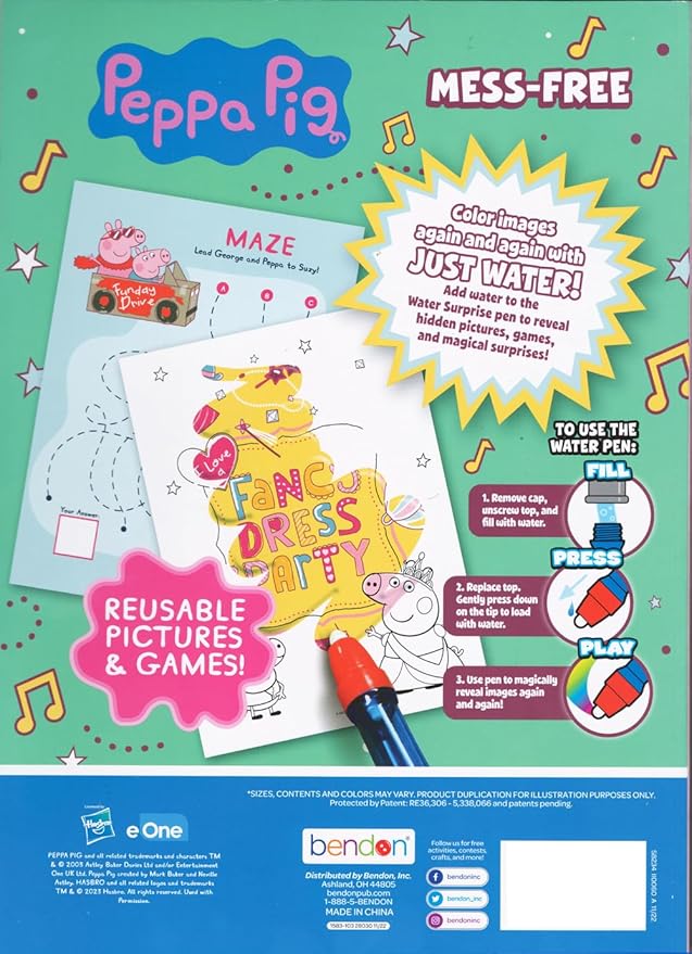 Peppa Pig Coloring and Activity Book Super Set for Kids - Bundle with Coloring Book, Sticker Activity Pack and More