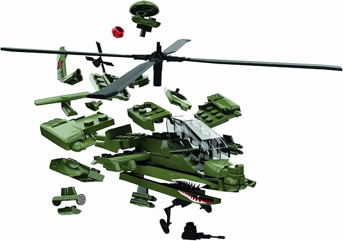 Airfix Quickbuild Boeing Apache Airplane Model Kit, Multi