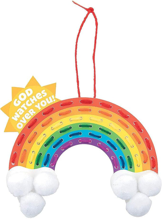God Watches Over You Rainbow Ck - Crafts for Kids and Fun Home Activities