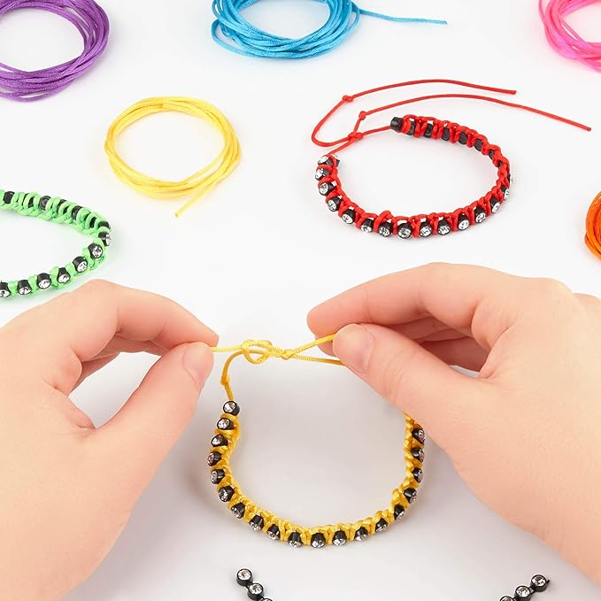 – Friendship Sparkles Creation Kit – Bracelet Making Kit – 31pc Jewelry Set with Rhinestone Chains – DIY Jewelry Kits for Kids Aged 8 Years +
