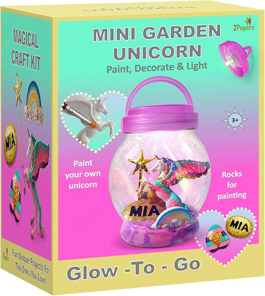 Make Your Own Unicorn Night Light Arts and Crafts for Kids, DIY Unicorns Gifts for Girls Ages 2 3 4 5 6 7 8 Years Old, Kids Art Kit Project