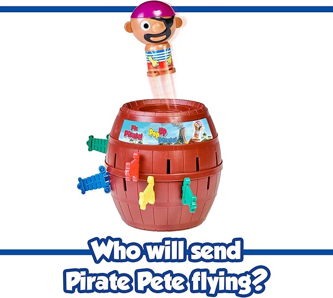 TOMY Pop Up Pirate Board Game - Swashbuckling Kids Games for Family Game Night - Kids Activities and Pirate Accessories - Family Board Games for Kids Ages 4 and Up