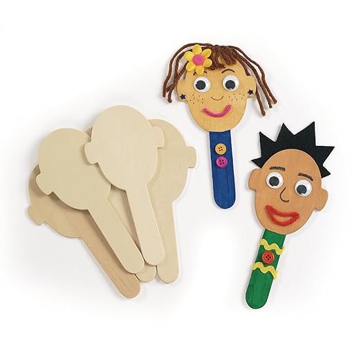 Craft Stick Faces - Set of 20
