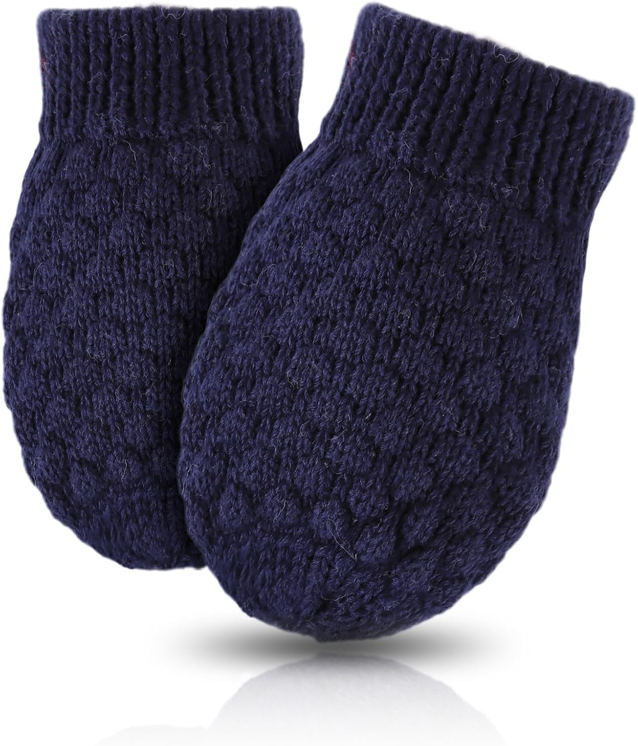 Baby Knit Mittens Toddler Boys Girls Gloves Winter Infant Newborn No Scratch Mitten 0-3 Years