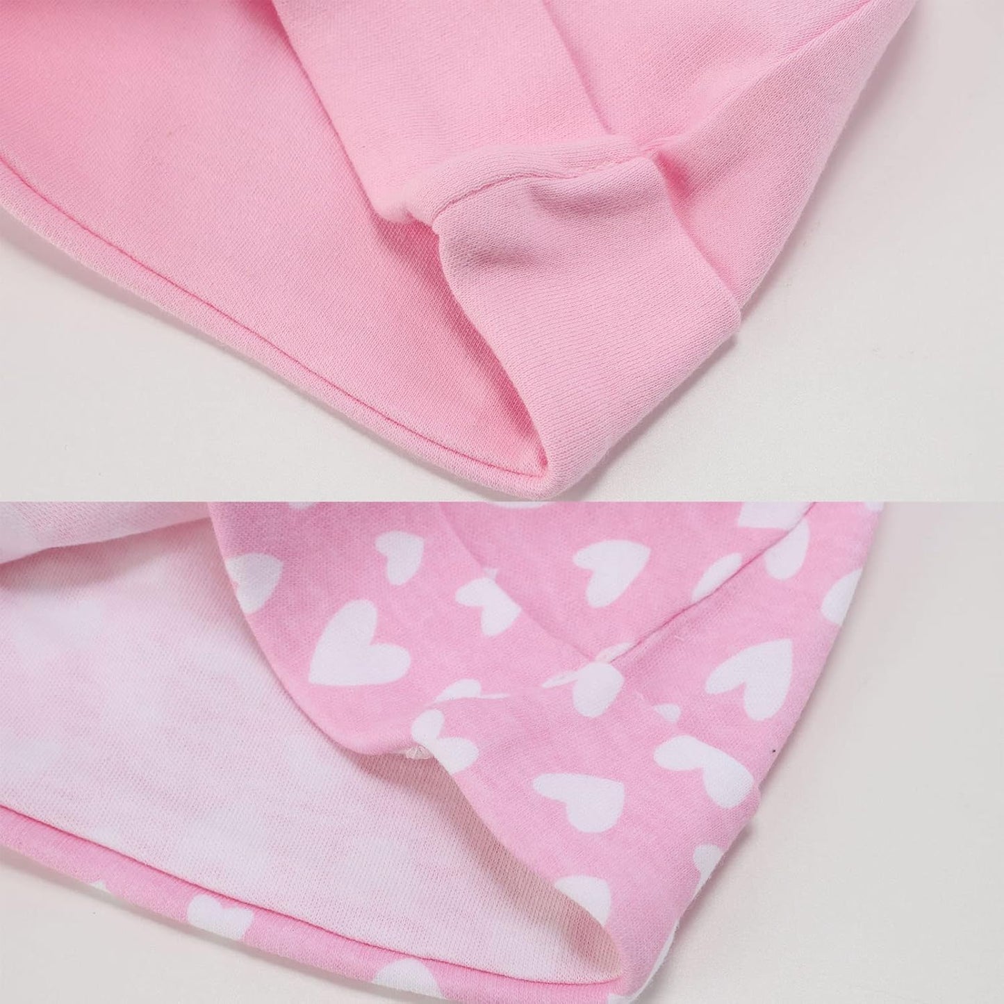 Baby Hat and Mittens Set Newborn Baby Hats Caps for Baby Boys Girls 0-6 Months 100% Cotton