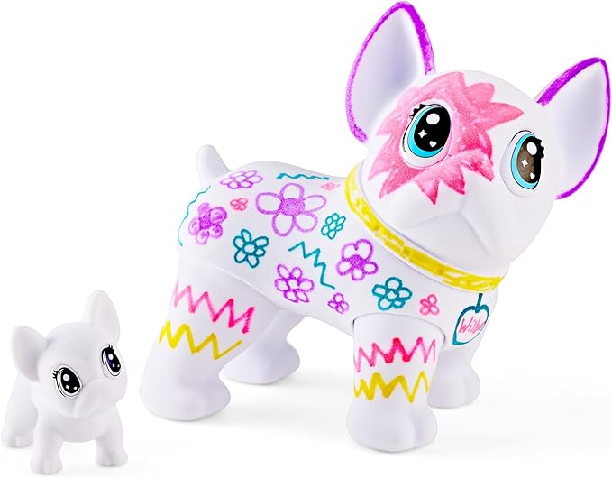 Crayola Scribble Scrubbie Jumbo Pet - Wilbur (6in), Customizable Dog Toy for Kids, Arts & Crafts, Gifts for Boys & Girls, 3+