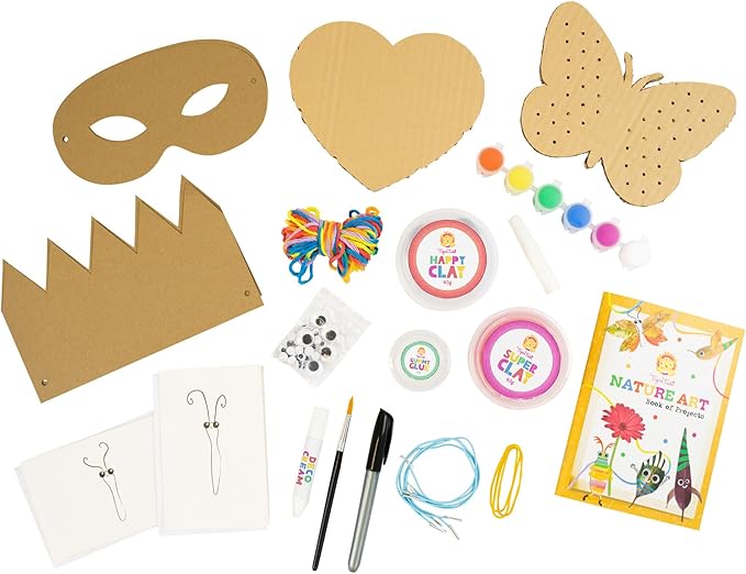 Tiger Tribe: Nature Art Set - Turn Natural Found Treasures Into Art Projects, Kids Ages 3+ with Parent, Ages 7+ Independent Craft Time, Activity Set