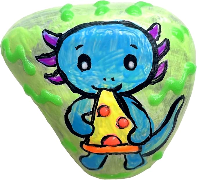 Creativity for Kids Glow in the Dark Rock Painting Kit: Crafts for Kids Ages 6-8+, Painting Rocks Arts and Crafts, Kids Gift