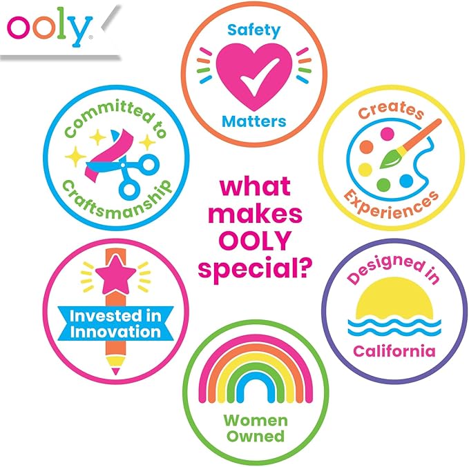 Ooly Mini Scratch & Scribble Art Kit: Friendly Fish, Colorful Scratch Book for Kids Ages 6 and Up, Creative Arts and Crafts Activity for Girls & Boys, Great Travel or Birthday Party Art Kit