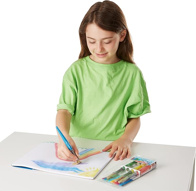 Melissa & Doug Large Paint Brush Set With 4 Kids' Paint Brushes
