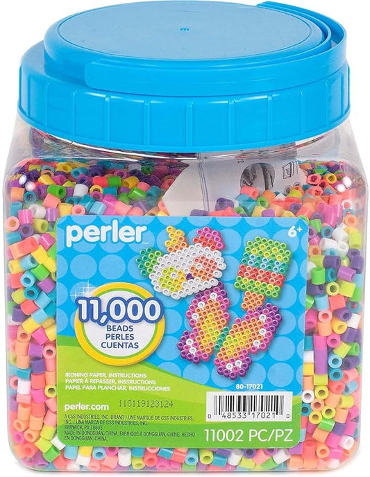 Perler Beads, Summer Mix, 11,000 Beads (PER8017021)