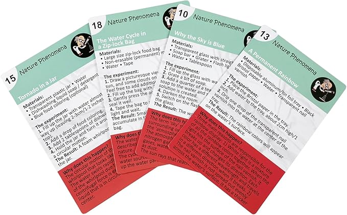 The Purple Cow, The Crazy Scientist- 'Nature Phenomena', Science Activity Card Set for Girls and Boys, Ages 6 and Older, Instructions Inside – Amazing STEM Learning