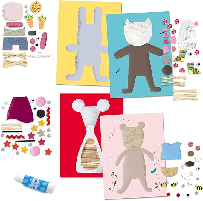 DJECO Le Petit Artist Collages for Little Ones Activity Set