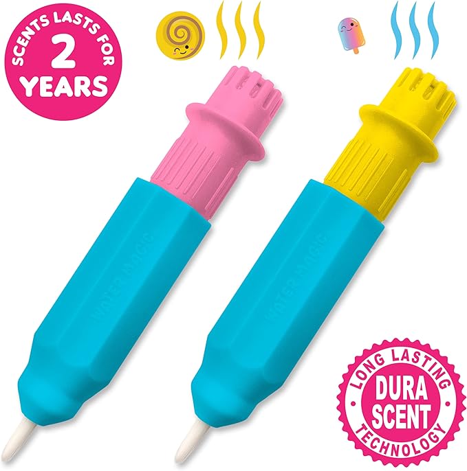 Water Magic - Patented Gourmet Scented Reusable Water Reveal Activity Books - No Mess, All Fun by Scentco (Bakery and Sweet Sparkle)