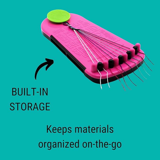 Choose Friendship, My Friendship Bracelet Maker®, an American Original | 20 Pre-cut Threads - Makes Up to 8 Bracelets | Craft Kit, Kids Jewelry-Making Kit, Gifts for Girls 8-12