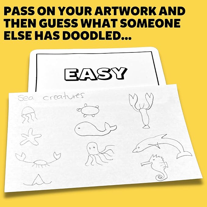 Six Second Scribbles: The frantically Fast and fantastically Fun Drawing Game | A Family Friendly Party Game for Children, Teens and Adults (Six Second Scribbles)