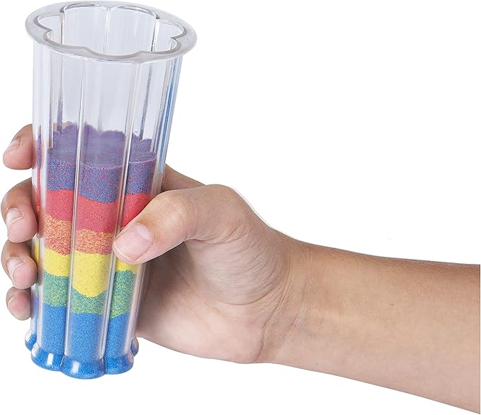 Kinetic Sand, Sandwhirlz Playset with 3 Colors of Kinetic Sand (2lbs) and Over 10 Tools, Play Sand Sensory Toys for Kids Aged 3 and up