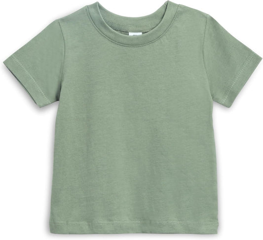 Colored Organics - Organic Cotton Toddler Short Sleeve Shirts - Baby Toddler and Kids Tops - Girls and Boys Tees