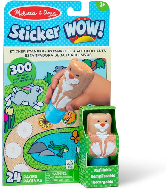 Melissa & Doug Bunny Sticker Activity Pad & Stamper Book, 1 EA