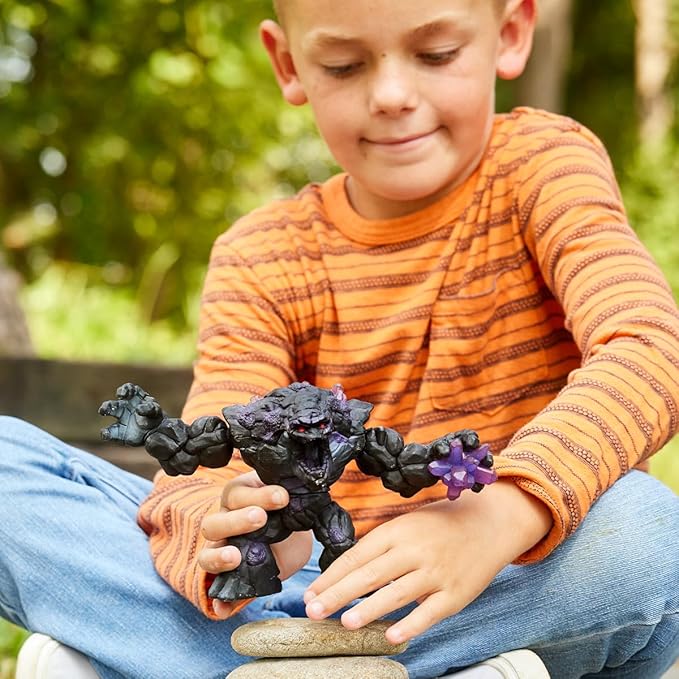 Schleich Eldrador Shadow World Stone Monster - Realistic Mythical Fantasy Creature Action Figure Toy - Stone Creature with Movable Arms and Torso, for Boys and Girls, Gift for Kids Age 7+