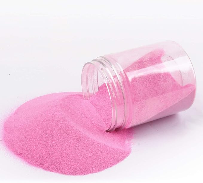 Shiny Stone Colorful Sand,Rainbow Sand,Art Sand,Colored Sand,Craft Sand,Decorative Wedding Vibrant Sand, 40 Colors 250g/0.55lb/8.81oz