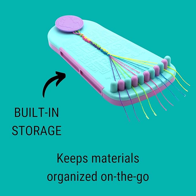 Choose Friendship, My Friendship Bracelet Maker®, an American Original | 20 Pre-cut Threads - Makes Up to 8 Bracelets | Craft Kit, Kids Jewelry-Making Kit, Gifts for Girls 8-12