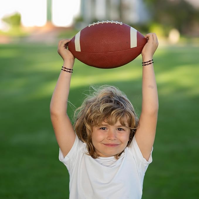 Nosiny 108 Pcs Football Party Favors Bulk 36 Pcs Football Keychain Gifts 36 Pcs Football Stress Balls 36 Pcs Football Charm Bracelets for Team Birthday Party Supplies