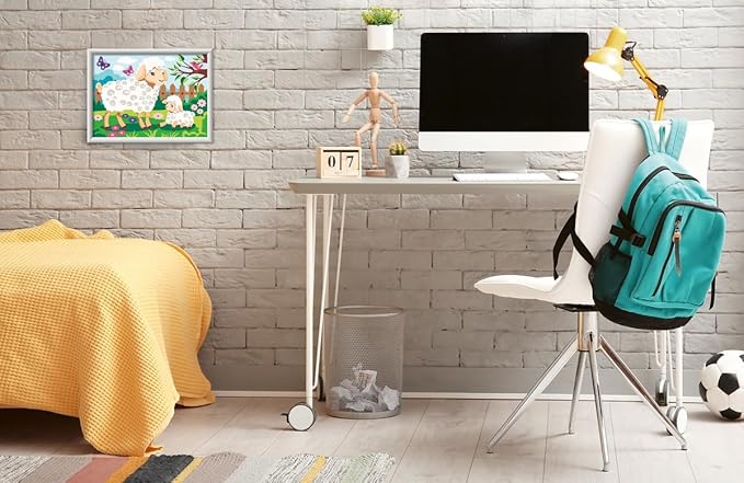 Ravensburger CreArt Sheep and Lamb Paint by Numbers Kit for Kids - 23723 - Painting Arts and Crafts for Ages 9 and Up