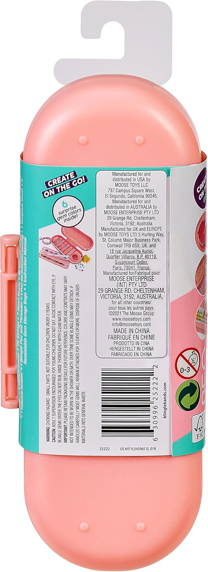 DIY Gem Friendship Bracelet, 5 Band On The Go Starter Pod in 6 Piece CDU - Arts & Craft Activity for Ages 7 and Up